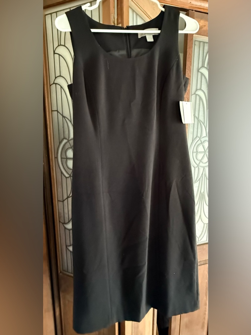NWT Liz Claiborne Dresses Black Stretch Work Dress. Sz 6